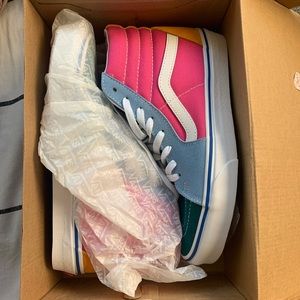 Vans SK8 HI Color Block High tops. Size 8.5 in womens